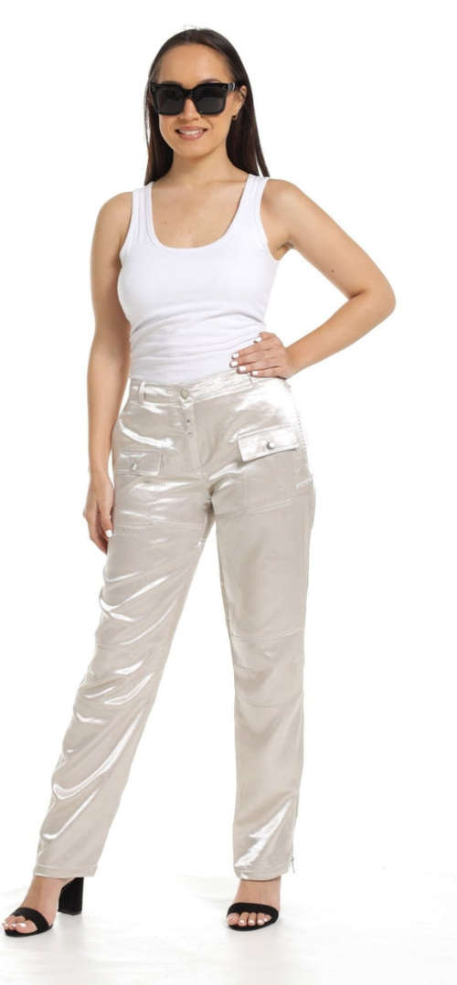 Ladies Cream or Olive flare pants