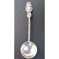 Victorian Hallmarked silver mustard spoon