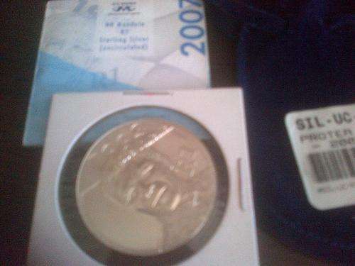 Sterling silver uncirculated R1 Mandela coin