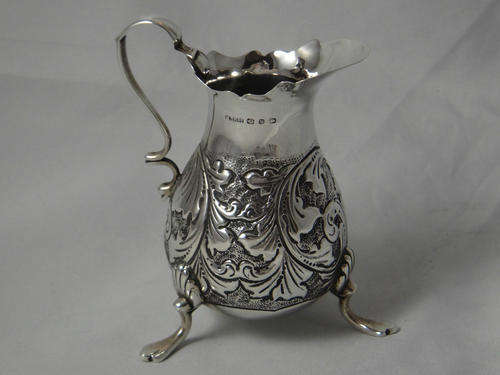 Solid Silver milk jug
