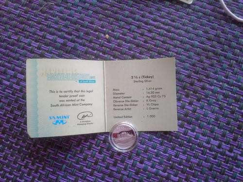 2 1/2 c tickey Sterling silver