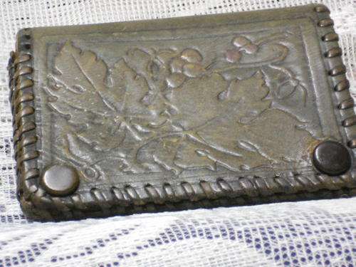 Vintage ladies leather wallet 10cmx7cm