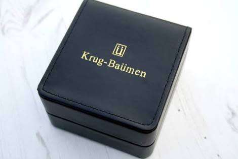 Krug Baumen Men's Rose Gold Champagne Diamond Chronograph Watch