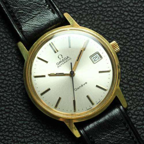 Omega Geneve Automatic Original Box & Strap Ref 166.0163 Cal 1012