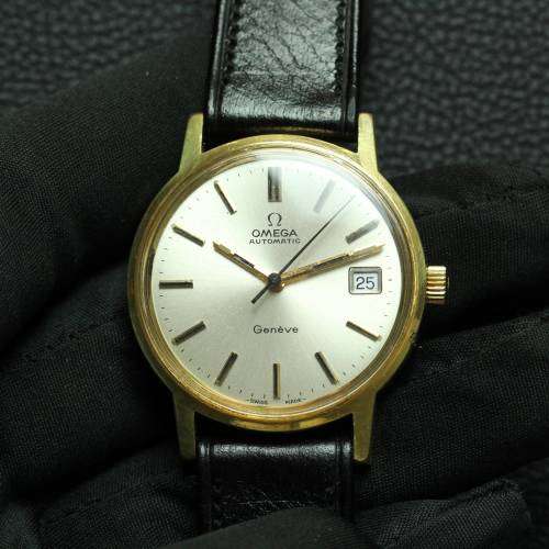 Omega Geneve Automatic Original Box & Strap Ref 166.0163 Cal 1012