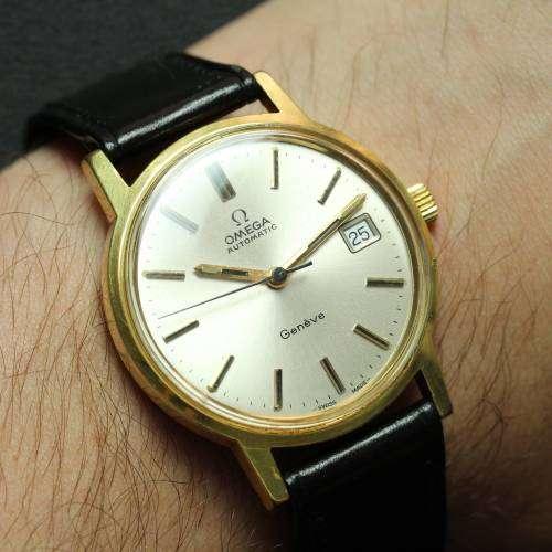 Omega Geneve Automatic Original Box & Strap Ref 166.0163 Cal 1012