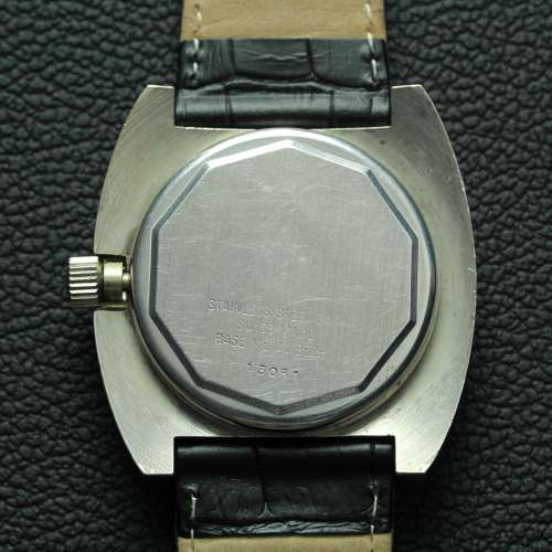 Large Osco Jump Hour Stainless Steel BFG 582 Watch