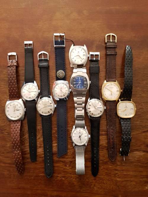 10 Vintage Watches Buren, Nivada, Roamer, Camy and Citizen