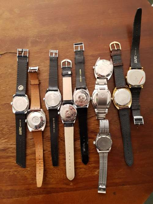 10 Vintage Watches Buren, Nivada, Roamer, Camy and Citizen