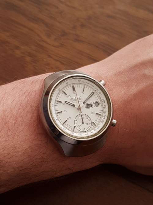 Vintage Seiko Automatic Chronograph "Helmet" Ref 6139 7100