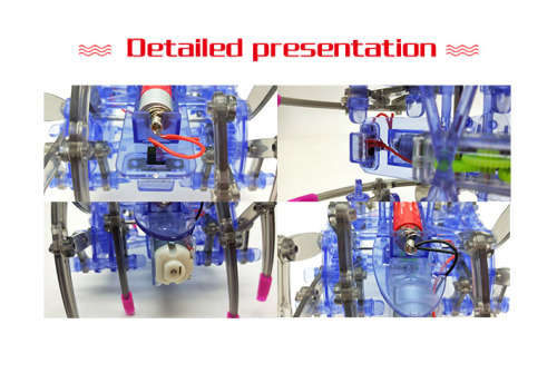 DIY Puzzle Educational spider Robot for Kids - Ages 10+ -  robot toy boys&girls