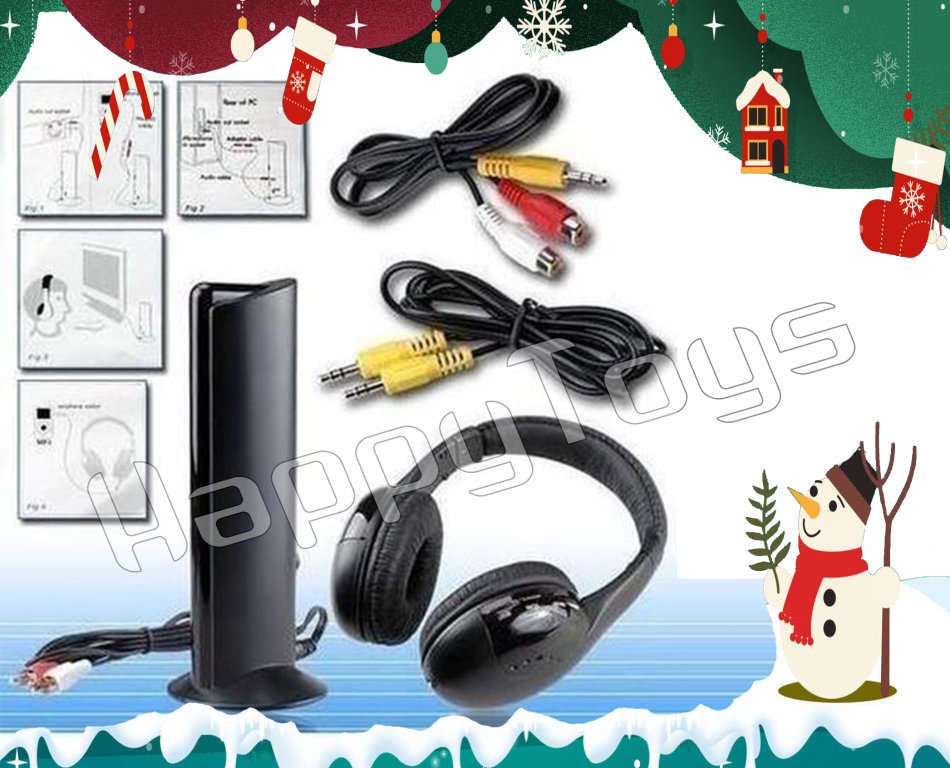 5-IN-1 HI-FI S-XBS WIRELESS HEADPHONES