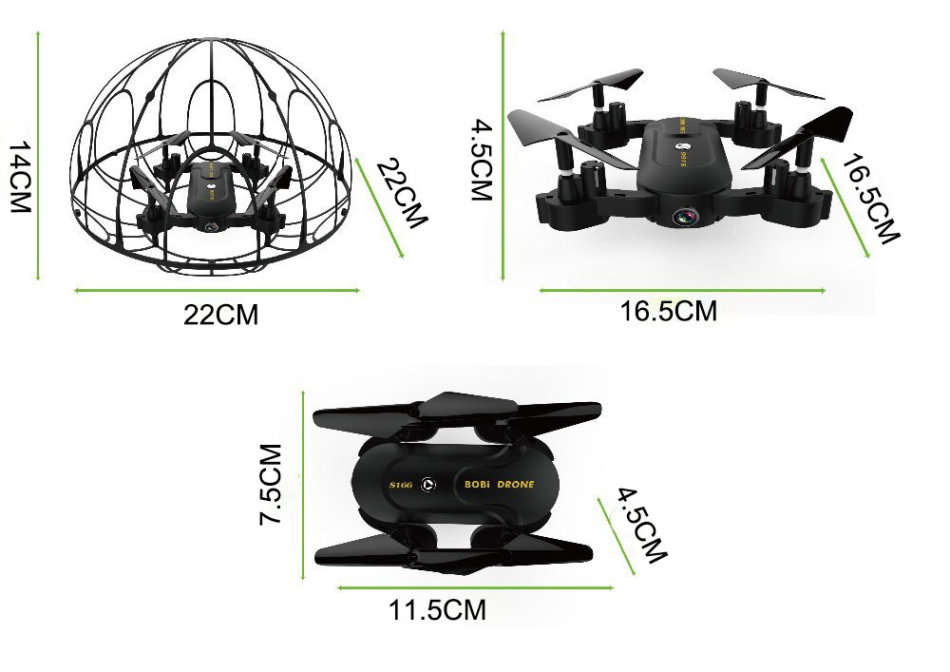 smart folding anti-collision drone toy 6axis Gyro mobile APP remote control 720Pwifi camera