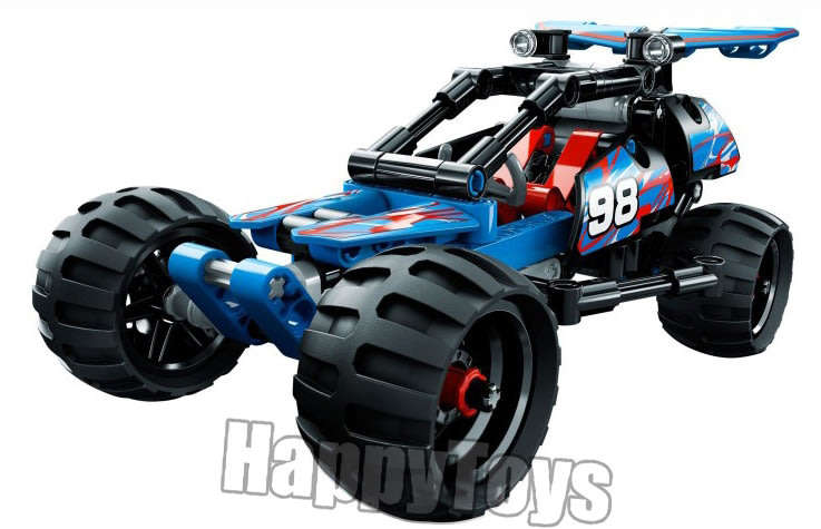 Assemble Buliding Block Pullback Racing Car Model Educational Toy Boys&Girls (160pcs