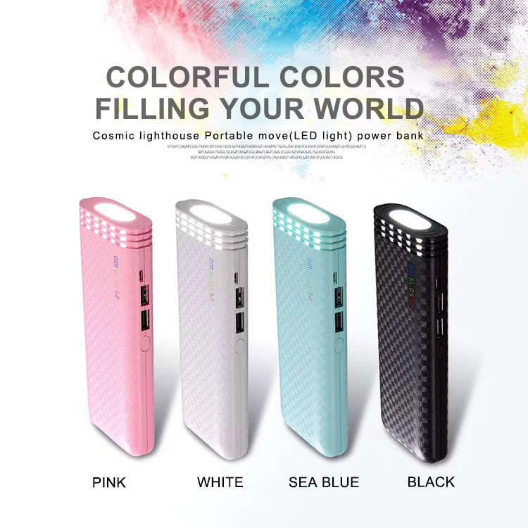 Universal 20 000mAh Power Bank Fast Charge.Assorted Colors