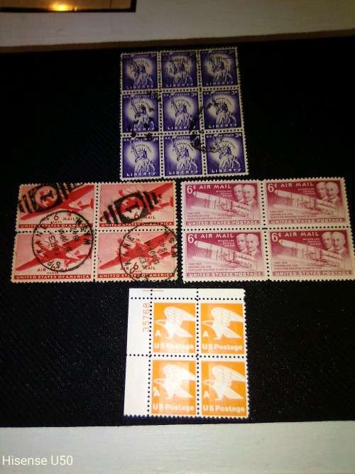 stamps mixed blocks