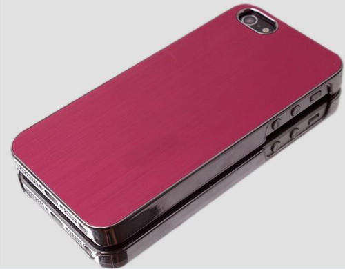 **Iphone 5**Luxury aluminum Metal +crystal plastic cases