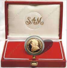 Certified Gold Coins: Mandela Red Ribbon G/S Twin Set 2012 & 1993 1/4 Quarter Ounce Proof Krugerrand