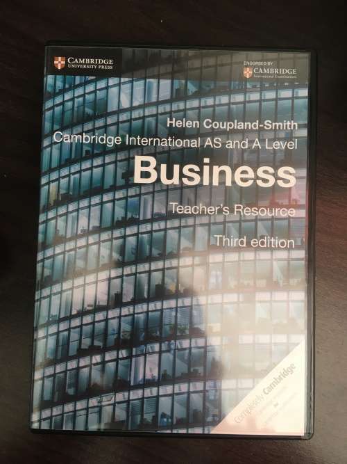 Cambridge International as and a Level Business Teacher's Resource CD-ROM