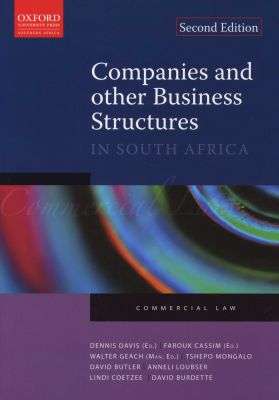 Companies and other Business Structures in South Africa (Paperback, 2nd Revised edition)