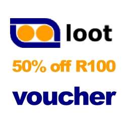50% off R100 Voucher from Loot