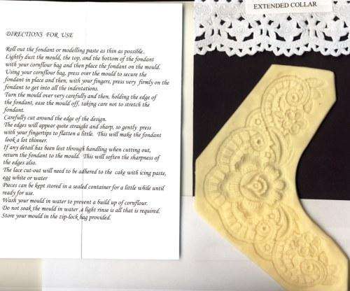 CAKE ICING EMBOSSING PLATE - EXTENDED COLLAR