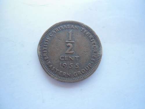1955 1/2 CENT BRITISH CARIBBEAN TERRITORIES