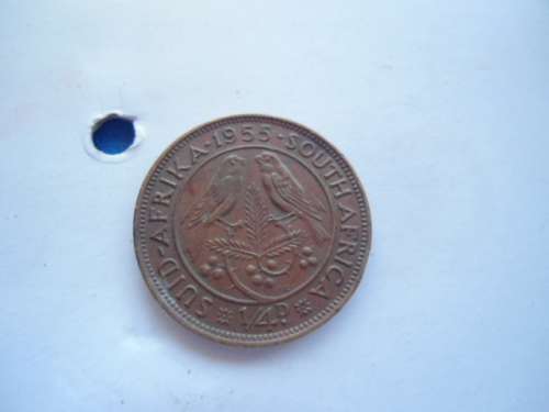 1955 1/4D SOUTH AFRICA