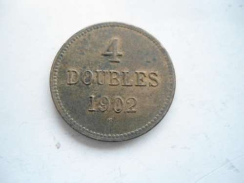 4 DOUBLES 1902 GUERNESY