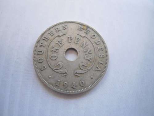 SOUTHERN RHODESIA ONE PENNY 1940