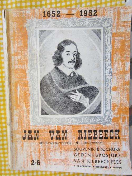 1652-1952-Jan van Riebeeck Driehonderdjarigefees Gedenkbrosjure/Tercentenary Brochure