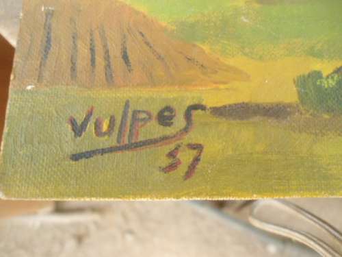 STUNNING OIL ON BOARD PAINTING SIGNED BY ARTIST BARGAIN