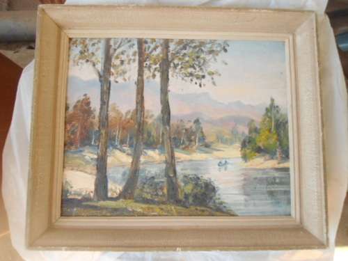 BARGAIN ANTIQUE FRAMED PAINTING