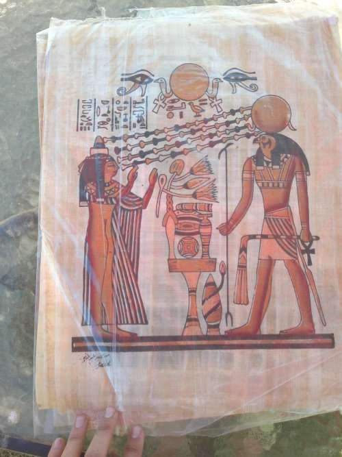 Stunning Egyptian art signed