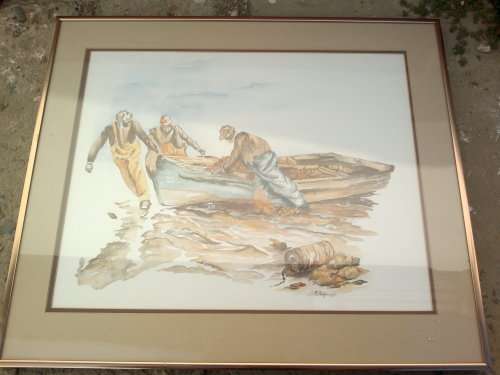 STUNNING FRAMED ART PIECE BY M.MARGERISON