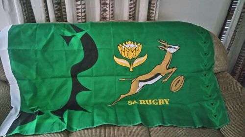 SOUTH AFRICA SPRINGBOK RUGBY FLAG