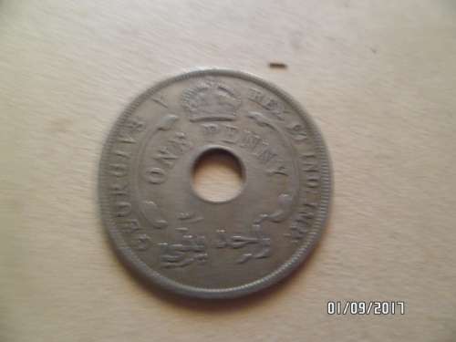 BRITISH WEST AFRICA 1926 ONE PENNY