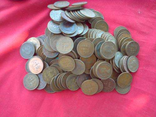WOW 50 X UNSORTED SOUTH AFRICA 1/2D COINS!!GOOD GRADES & LOW PRICE