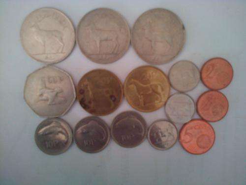 NICE ELRE coin collection of 14 coins 1 bid for the lot!!BARGAIN!!