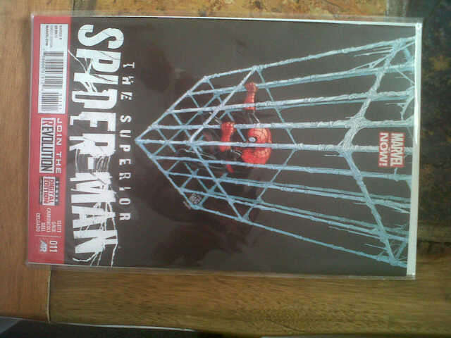 WOW THE SUPERIOR SPIDER-MAN MARVEL COMIC BOOK NEVER BEEN OPENED!!STILL SEALED HIGHLY COLLECTIBLE