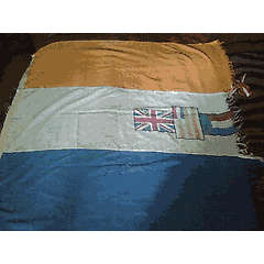 Half of an Damaged old South African Flag at bargain price!