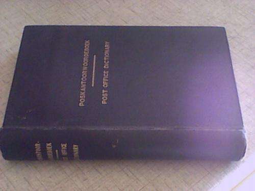 RARE FIND,A GREAT CONDITION 1968 POSKANTOOR WOORDE BOEK