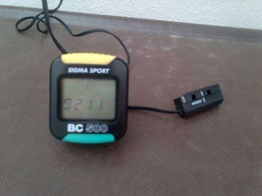GOOD CONDITION SIGMA SPORT BC 500 WORKING