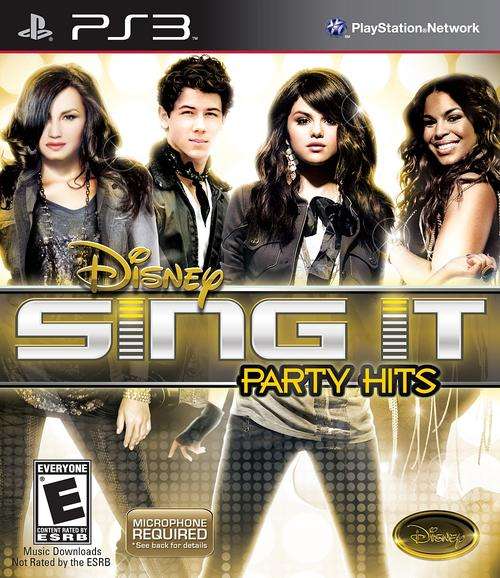 PS3 NEW SEALED DISNEP SING IT PARTY HITS  GAME