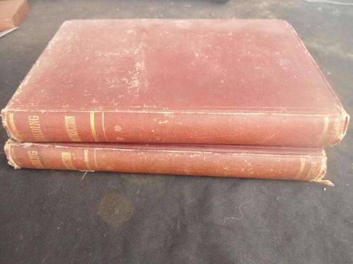 PAIR ANTIQUE NOTES OF BUILDING CONSTRUCTION,PART 1 AND 2 DATE 1896 AND 1897