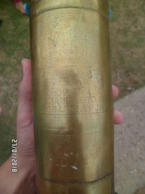pyrene fire extinguisher 1917 With original bracket
