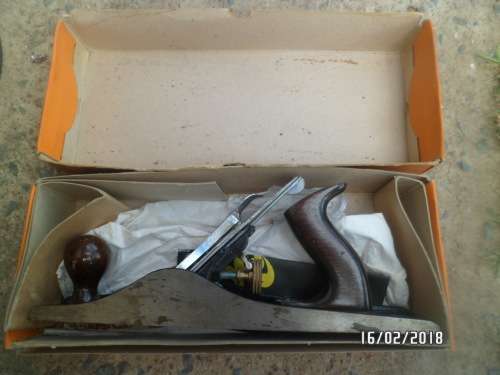 STanley bailey S.W.number 5 plane in original box with manuel