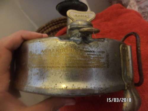 Big Antique Primus No 10-Made in Sweden Brass Kerosene Primus heater with copper reflector