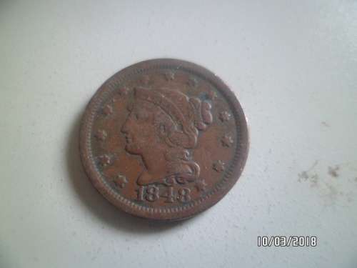RARE FIND IN SA A 1848 ONE CENT