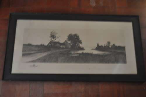 RARE ERNEST CHRISTIAN ROST (1866-1940) ETCHING,SIGNED BY ARTIST,VALUE R4000+
